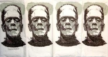 022 Halloween - 4-ply - Frankenstein - ppd - Lynnea Washburn - Handkerchief